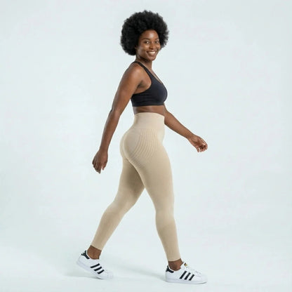 AUREN 3D Leggings - Beige