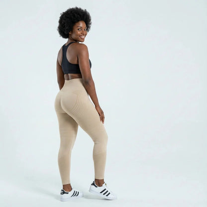 AUREN 3D Leggings - Beige
