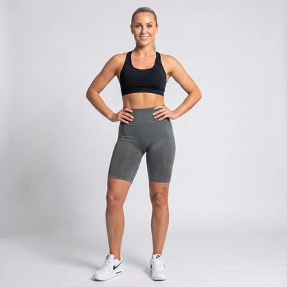 AUREN 3D Short Legging – Dark Grey
